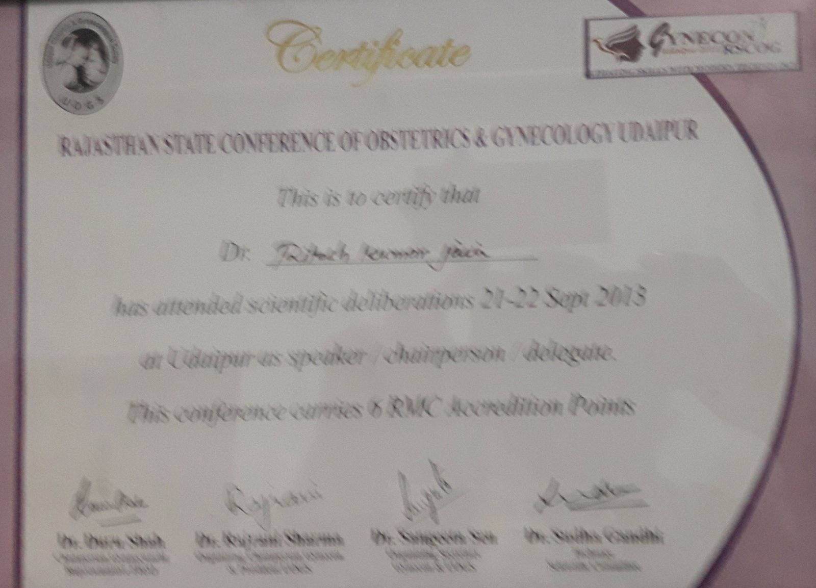 Conference at Udaipur